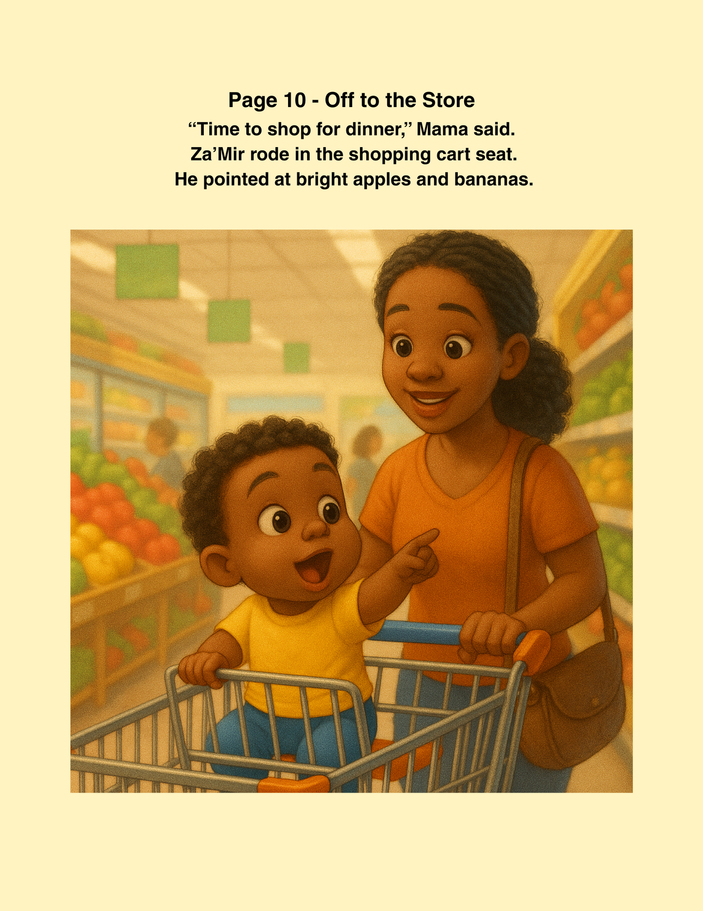 Za’Mir’s Big Day with Mama