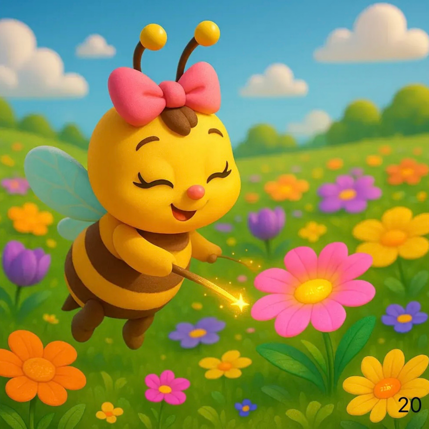 Kittybee's Colorful Day