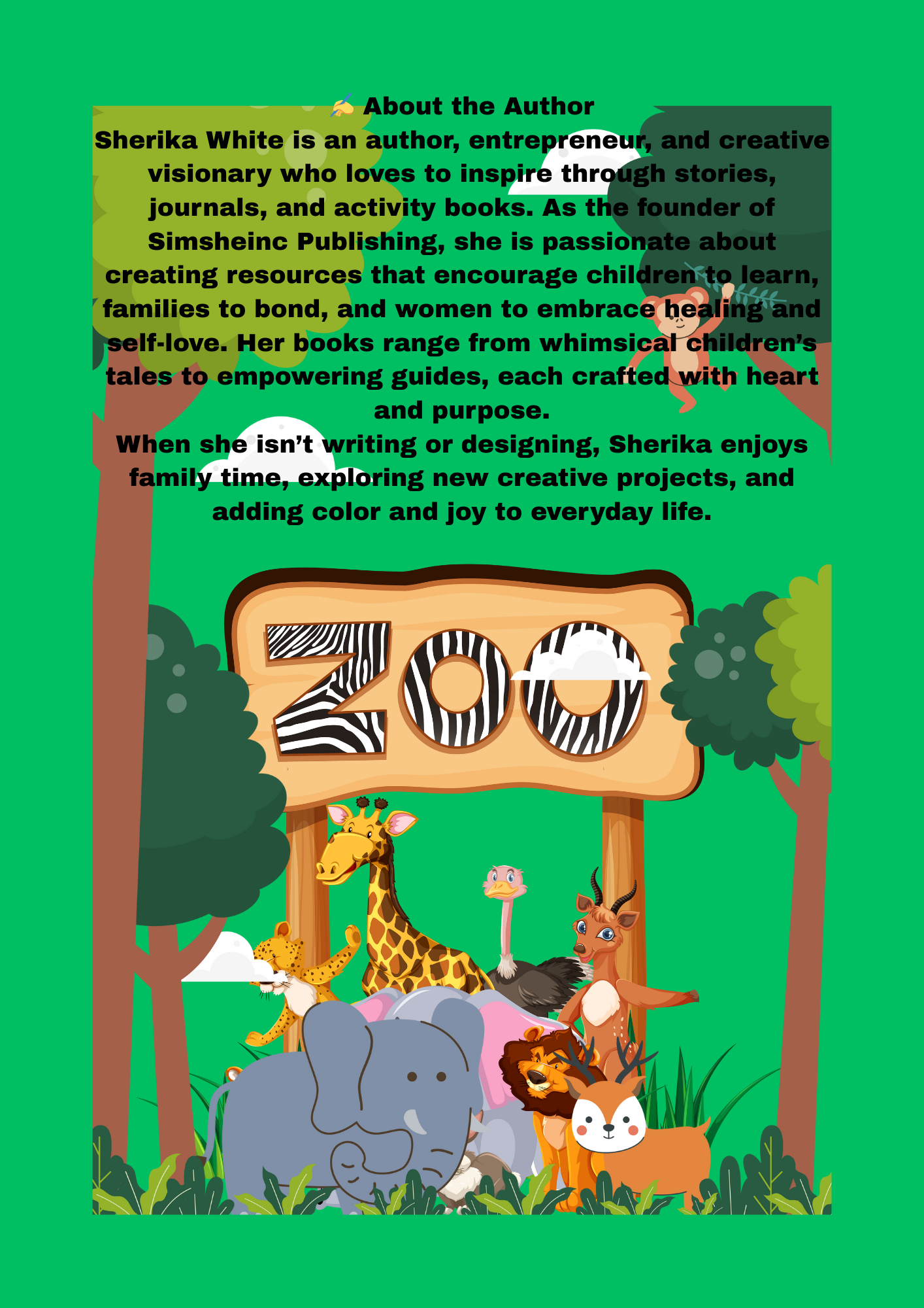 Animal Alphabet Tracing and Coloring Book