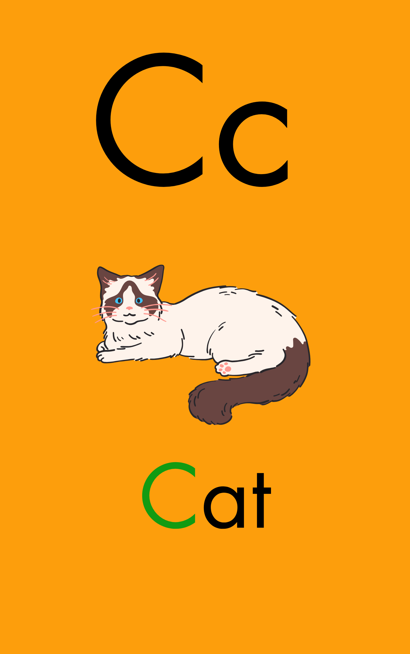 I know my ABC's in English