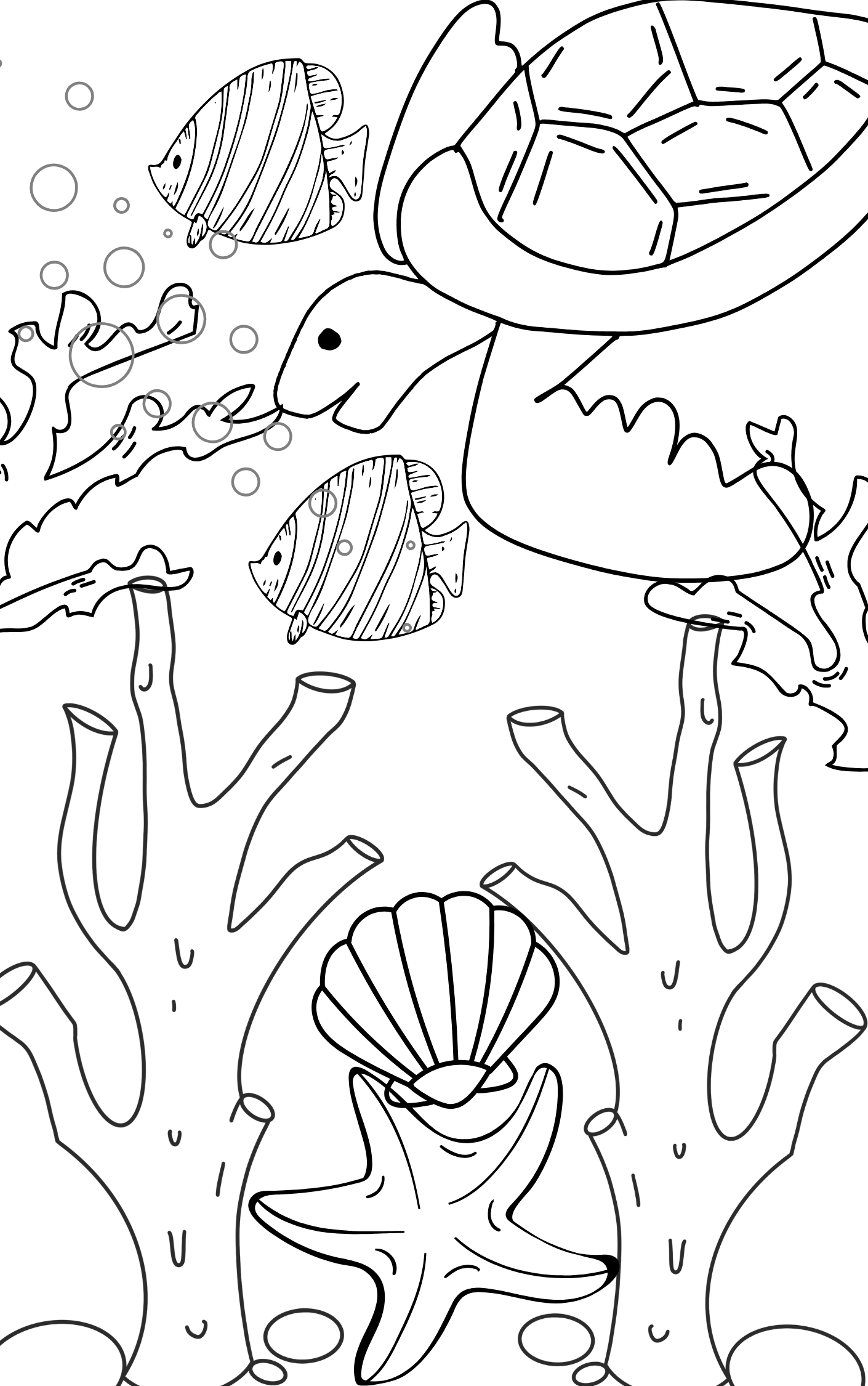 Under the Sea Coloring Book