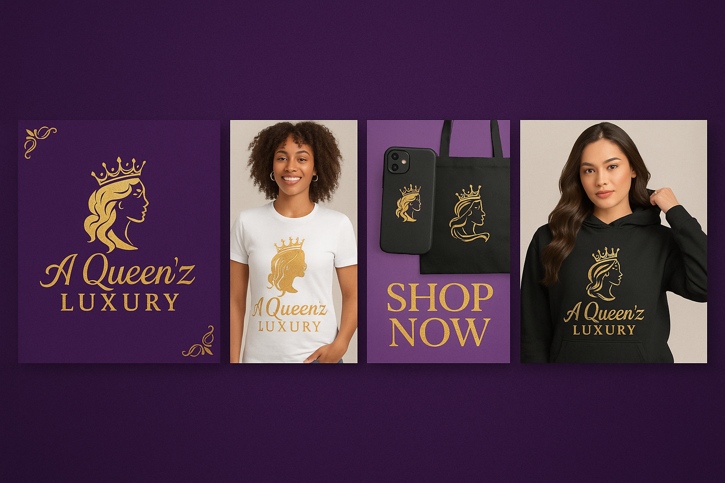 A Queen’z Luxury is more than fashion — it’s a movement.
Designed for the powerful, confident, unstoppable woman, our workout sets, T-shirts, and essentials blend elite comfort with regal style. From the gym to the streets, every piece is crafted to make