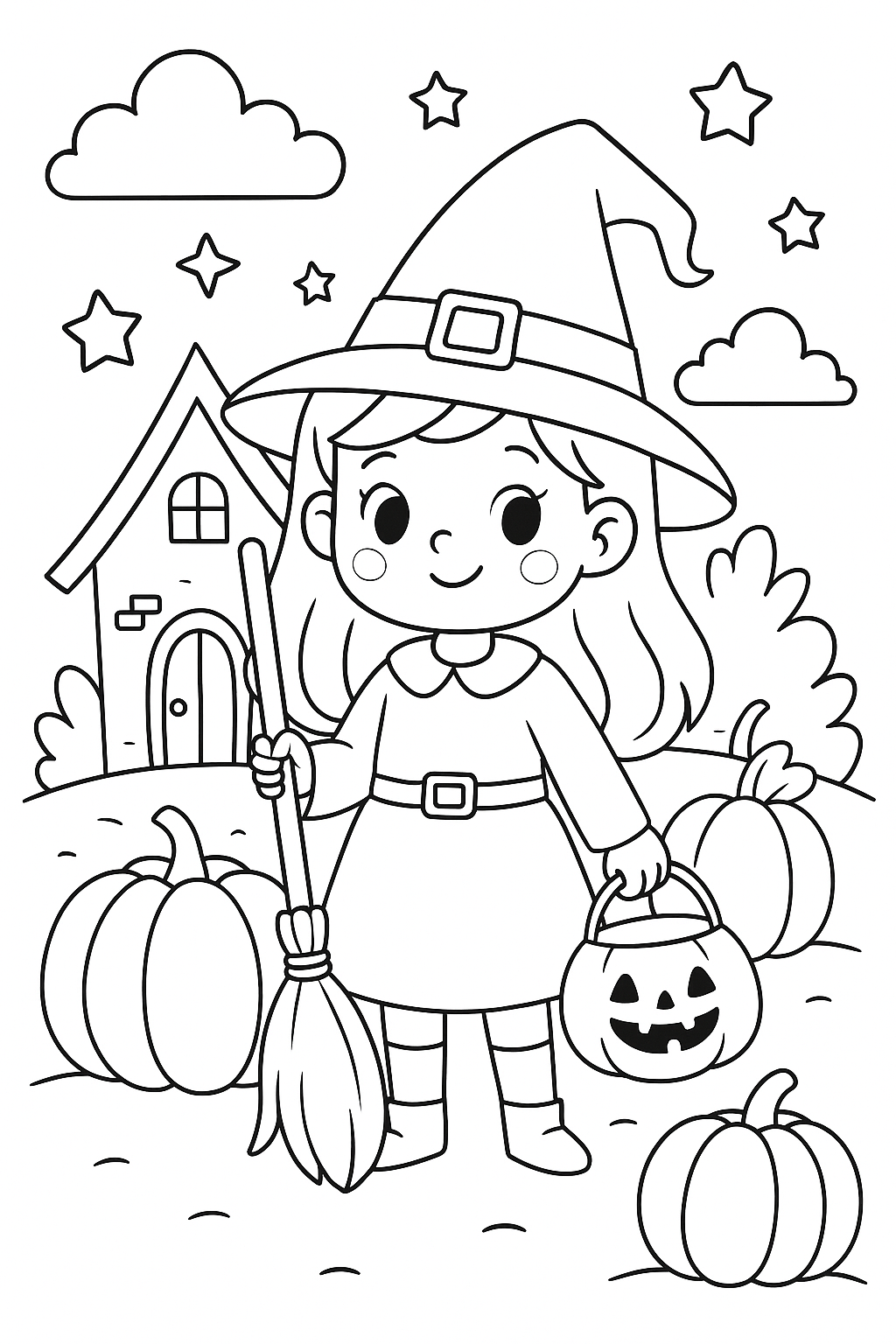 ✨ Spooky Fun Halloween Coloring Pages by Simsheinc ✨