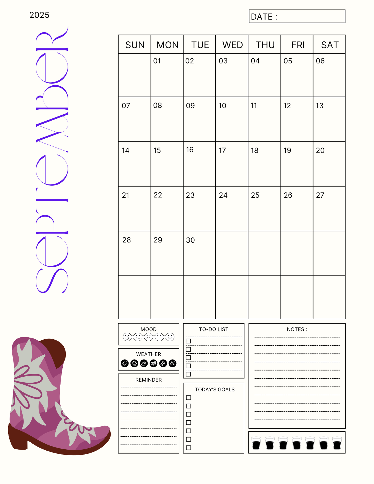 Stand on Business Planner