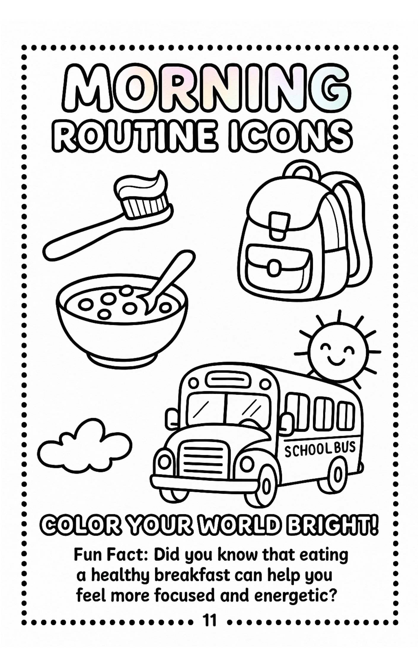 My Sensory Friendly Coloring Adventure