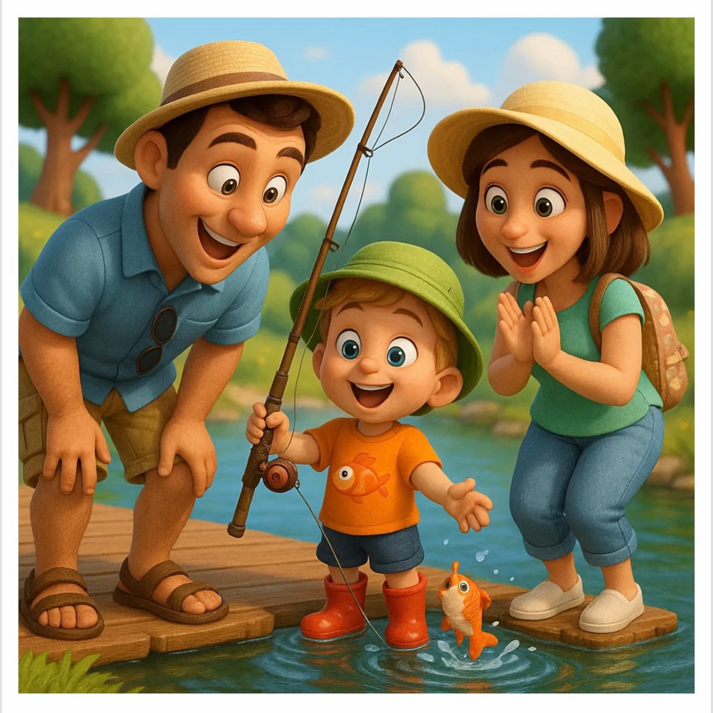 Fishing Day at Our Favorite Lake