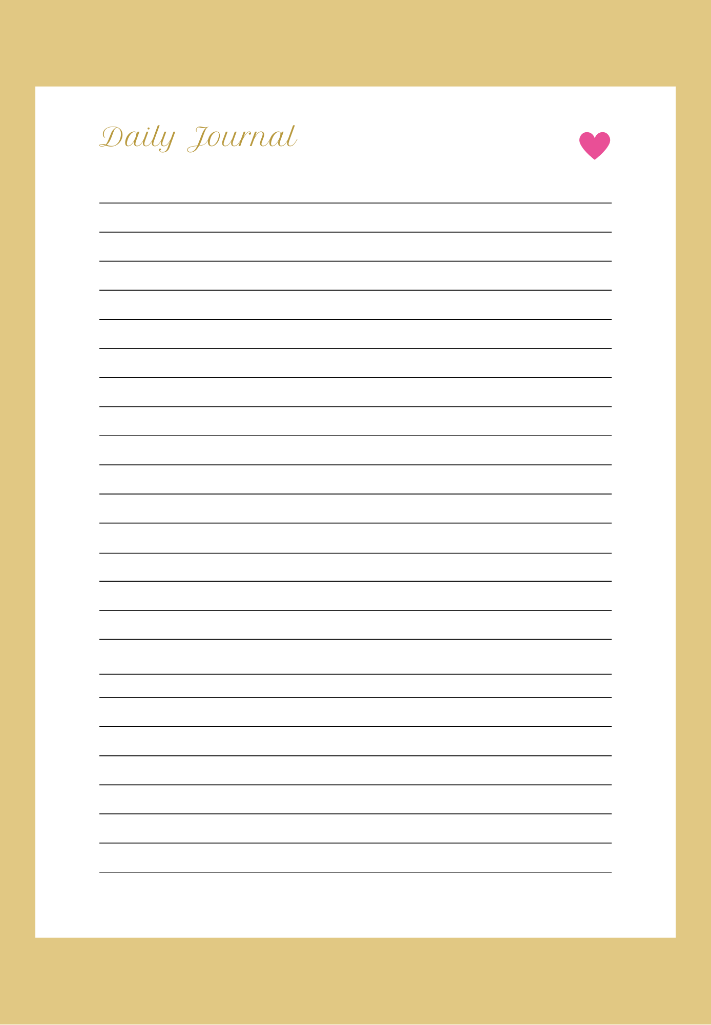 Single Parent Journal