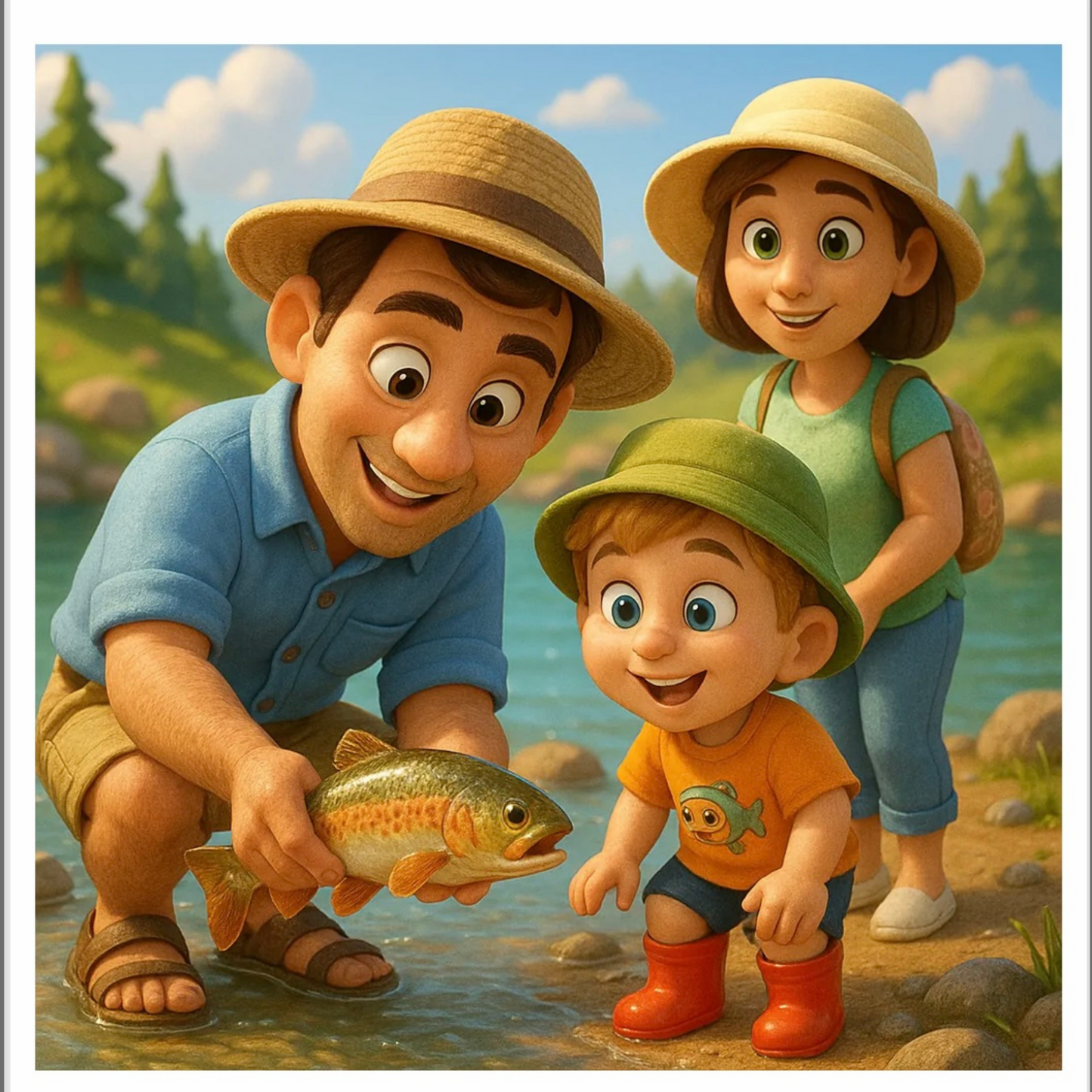 Fishing Day at Our Favorite Lake