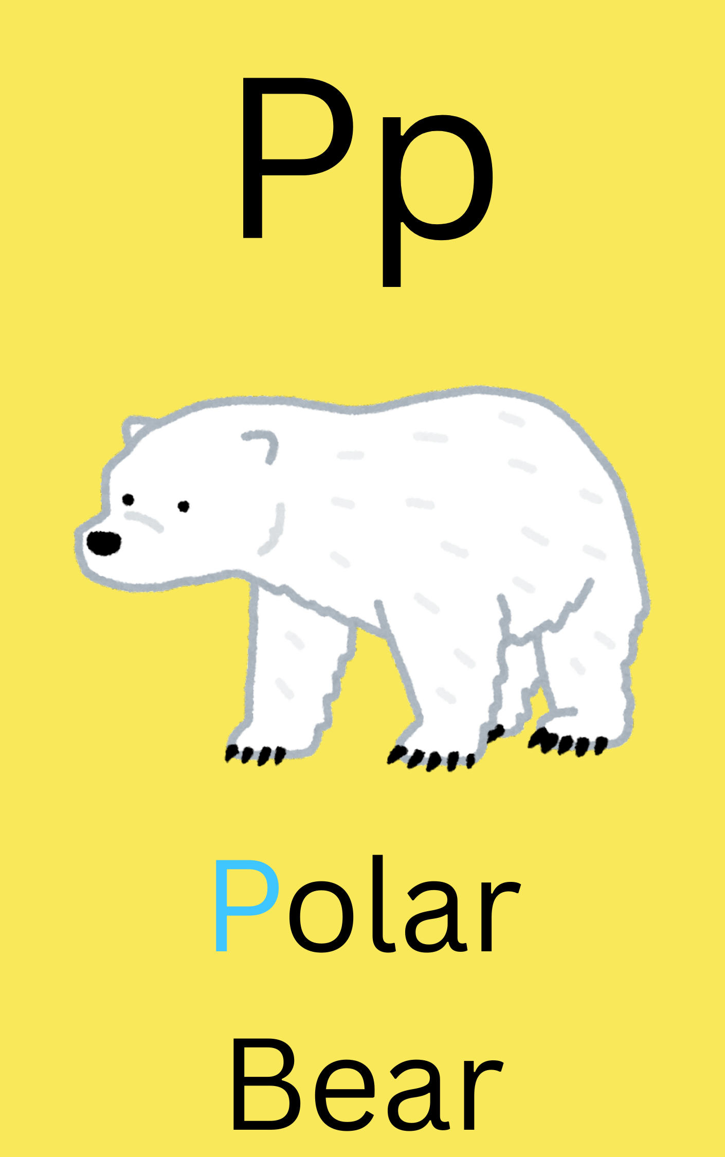 I know my ABC's in English