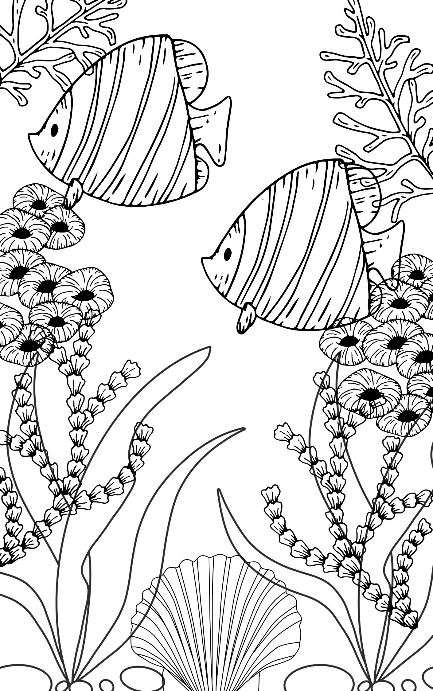Under the Sea Coloring Book