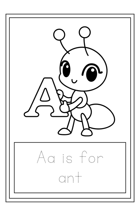 Alphabet Activity Book English