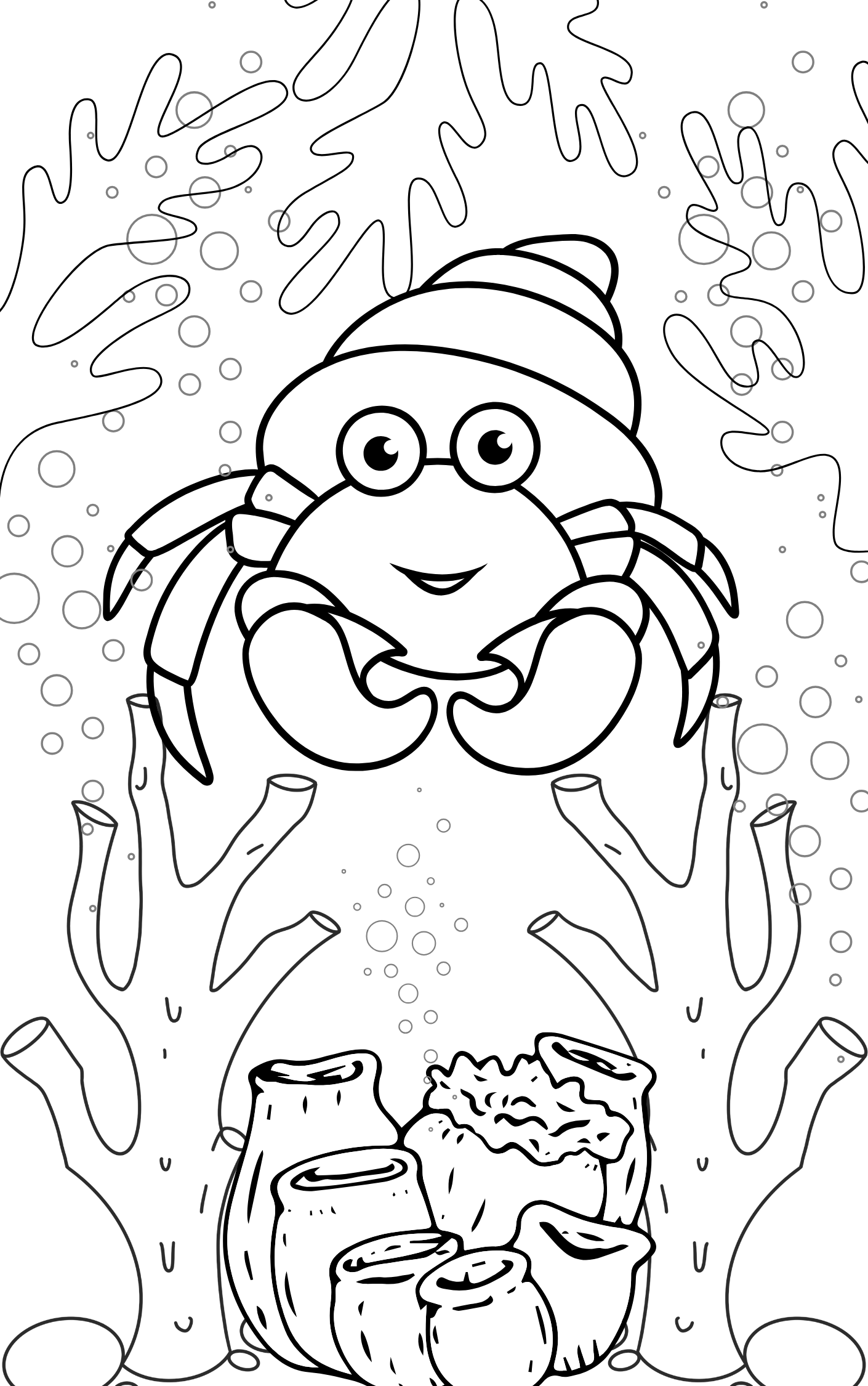 Under the Sea Coloring Book