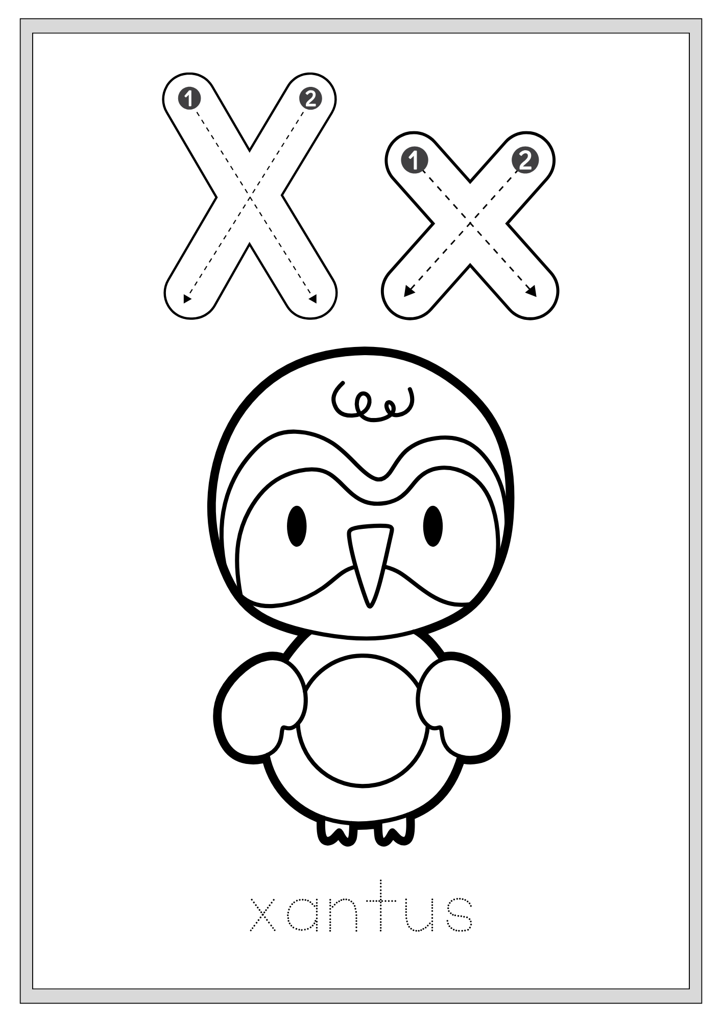 Animal Alphabet Tracing and Coloring Book