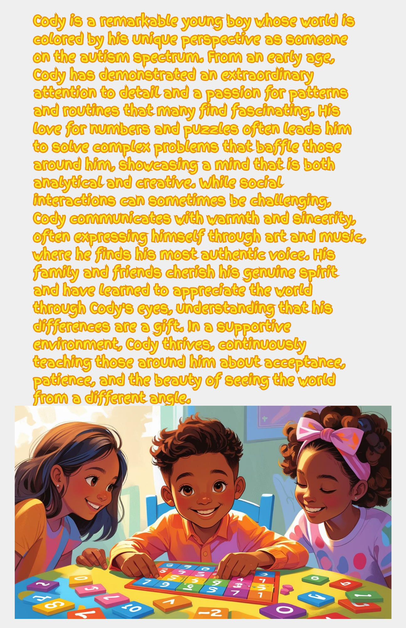 The Adventure Of Autism with Cody