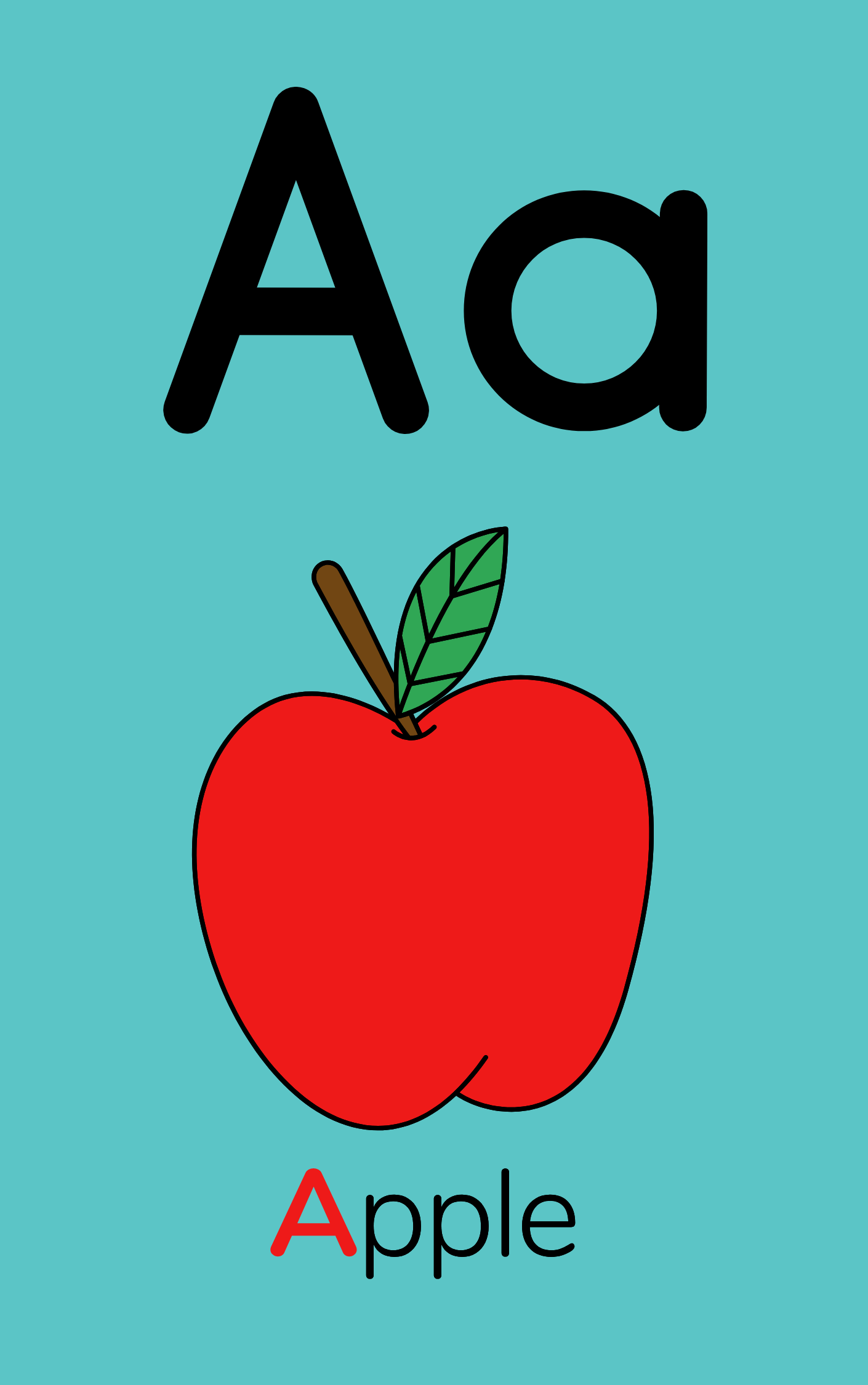 I know my ABC's in English