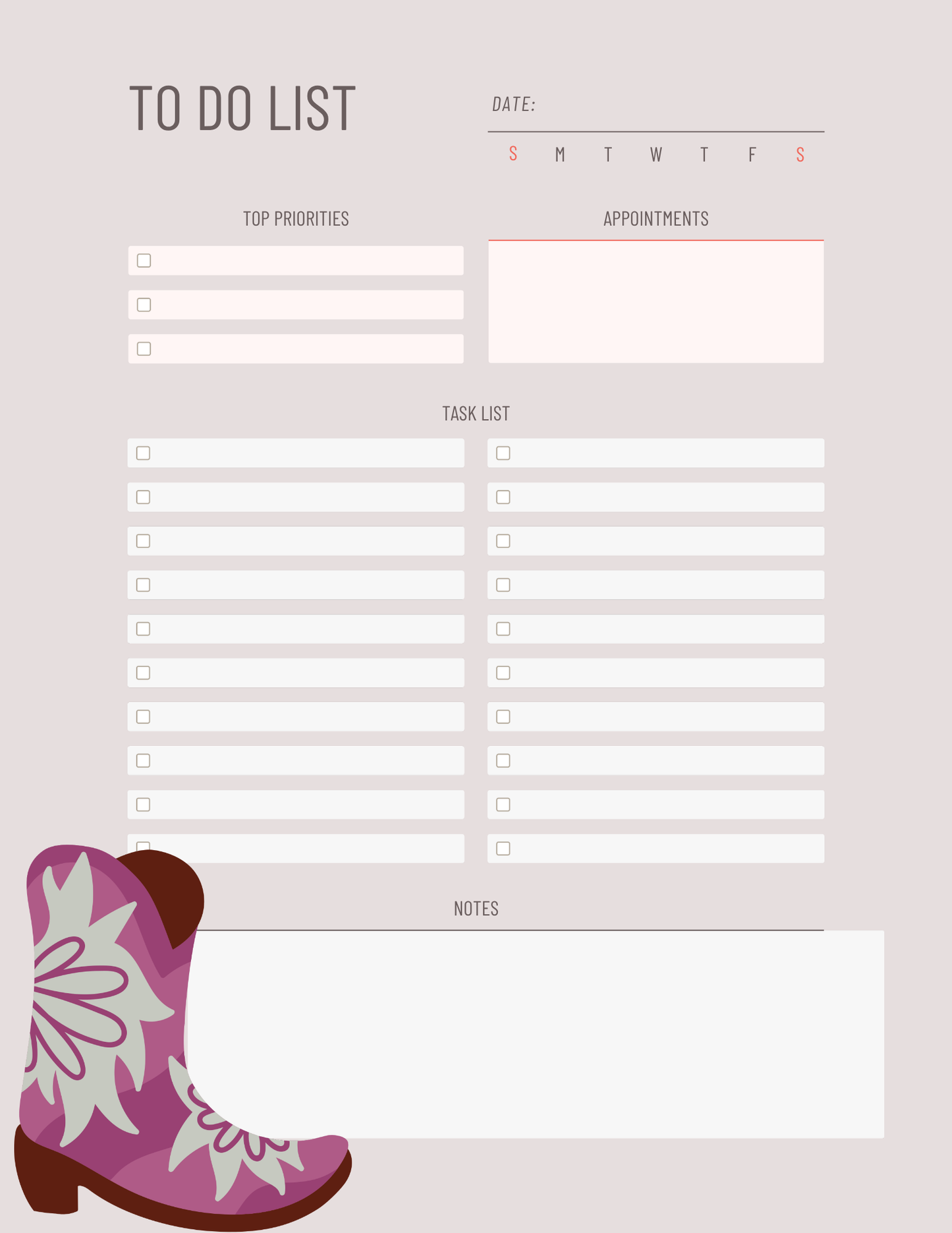 Stand on Business Planner