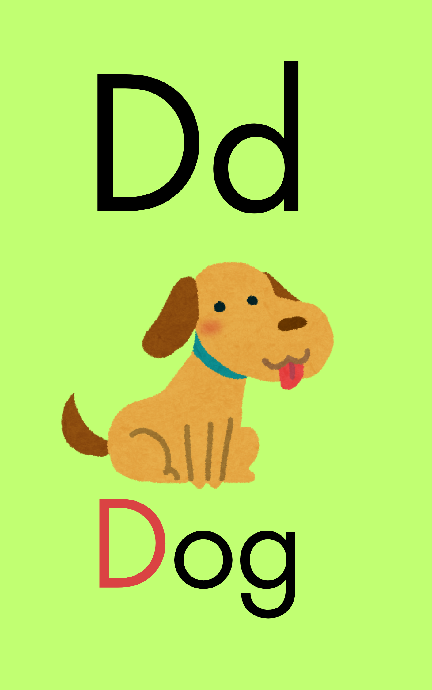 I know my ABC's in English