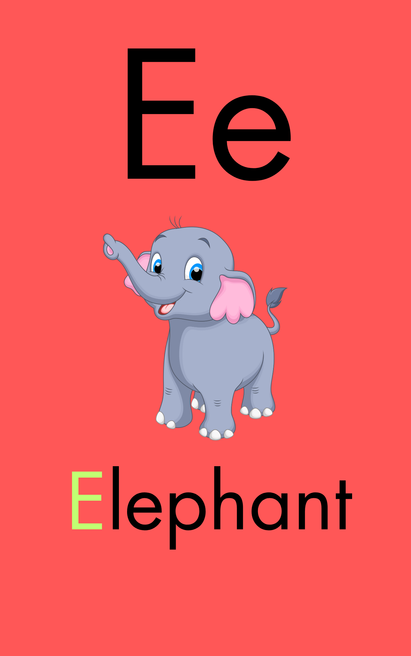 I know my ABC's in English