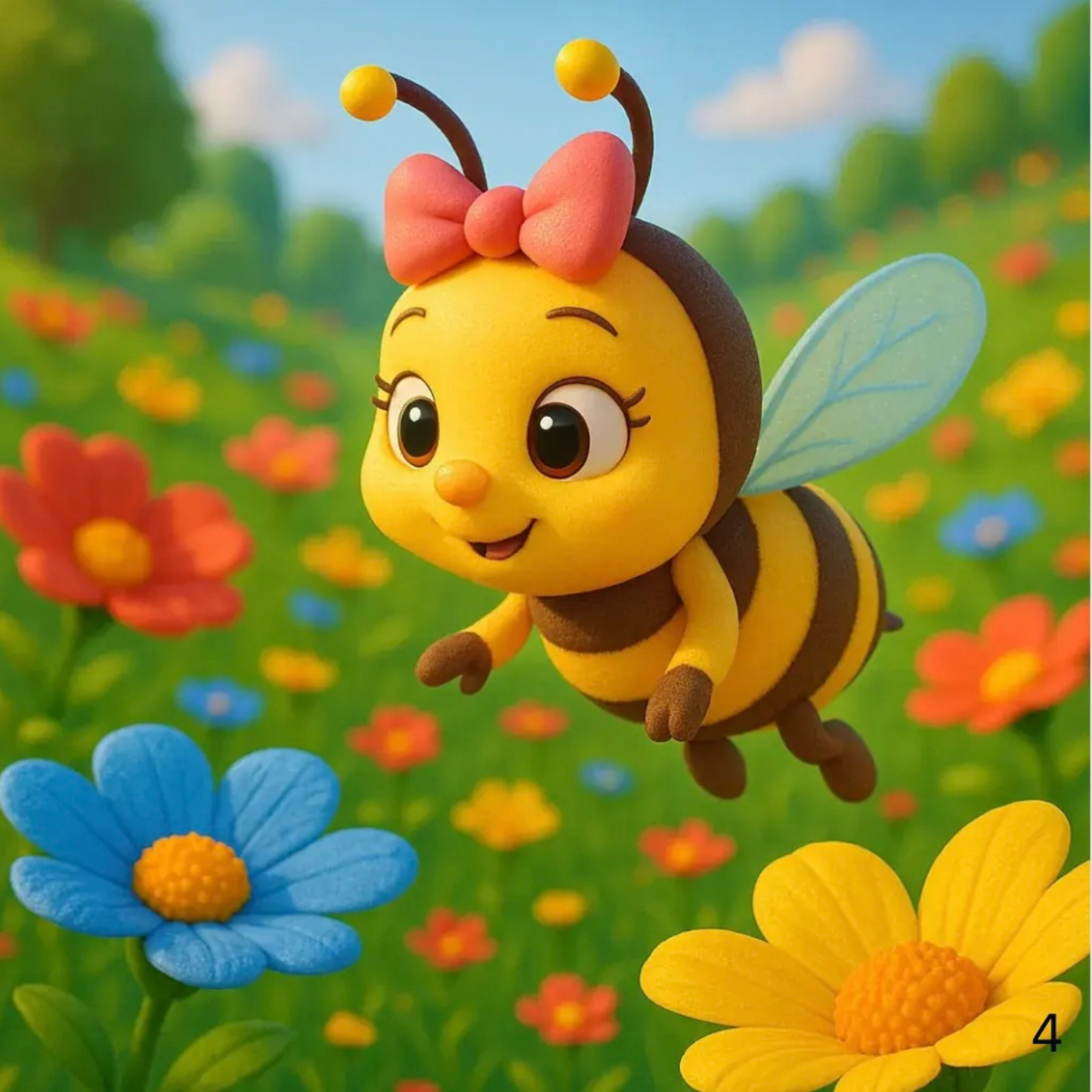 Kittybee's Colorful Day