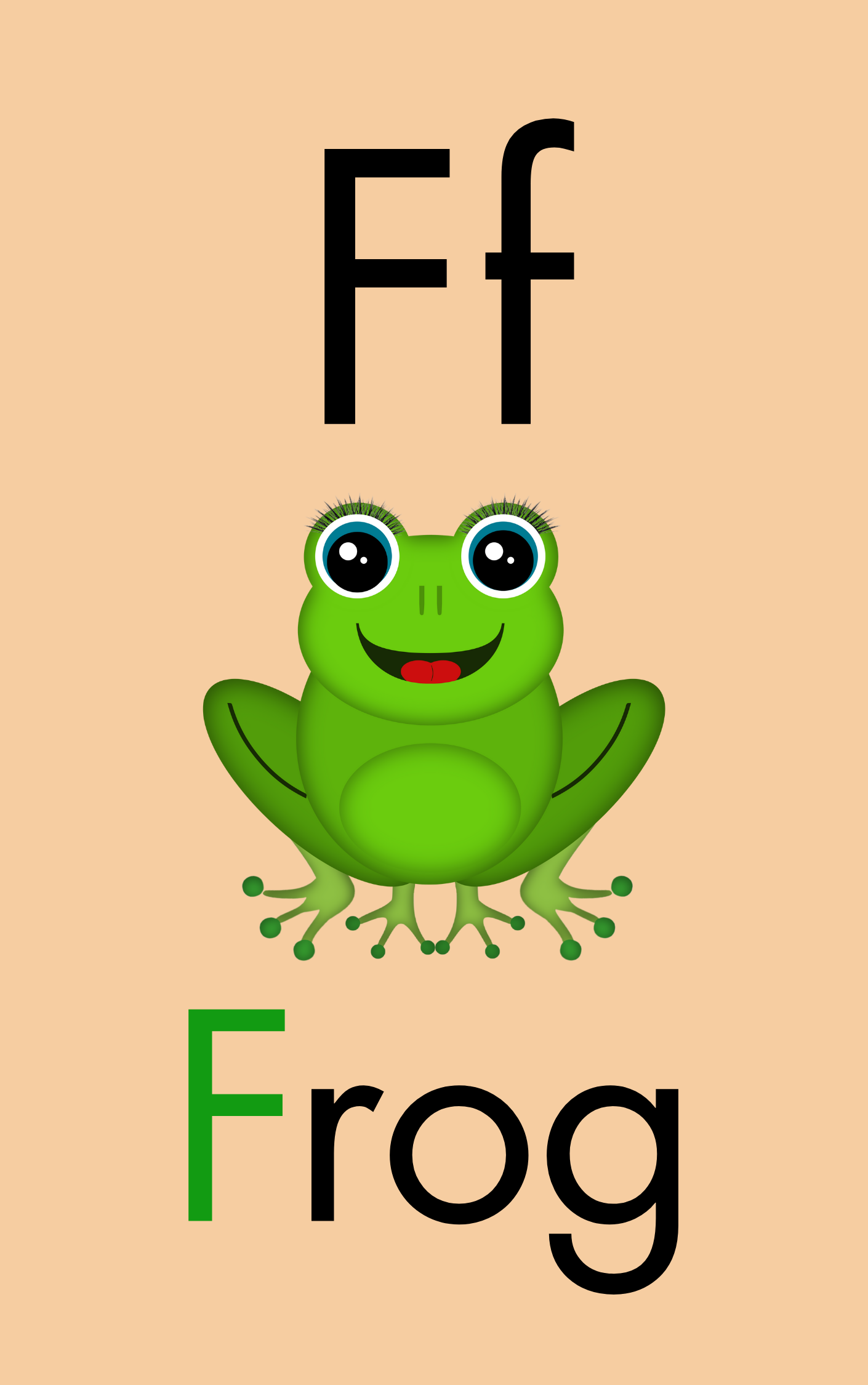 I know my ABC's in English