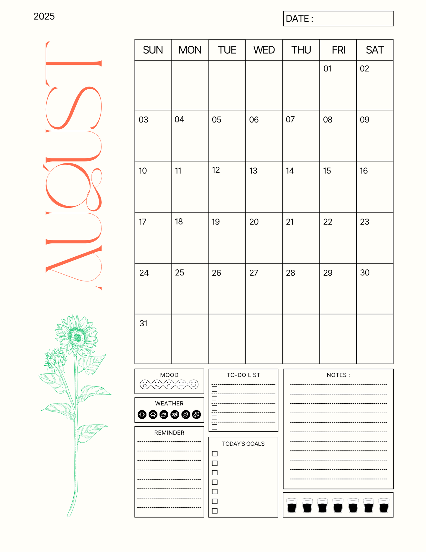 Planner for 2025