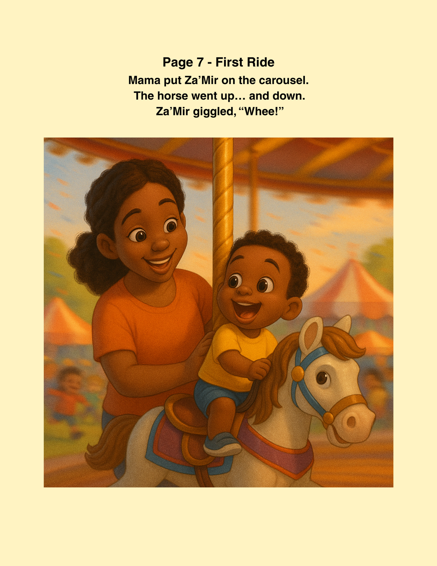 Za’Mir’s Big Day with Mama