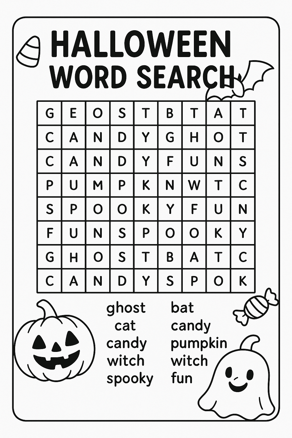 Halloween Coloring Pages