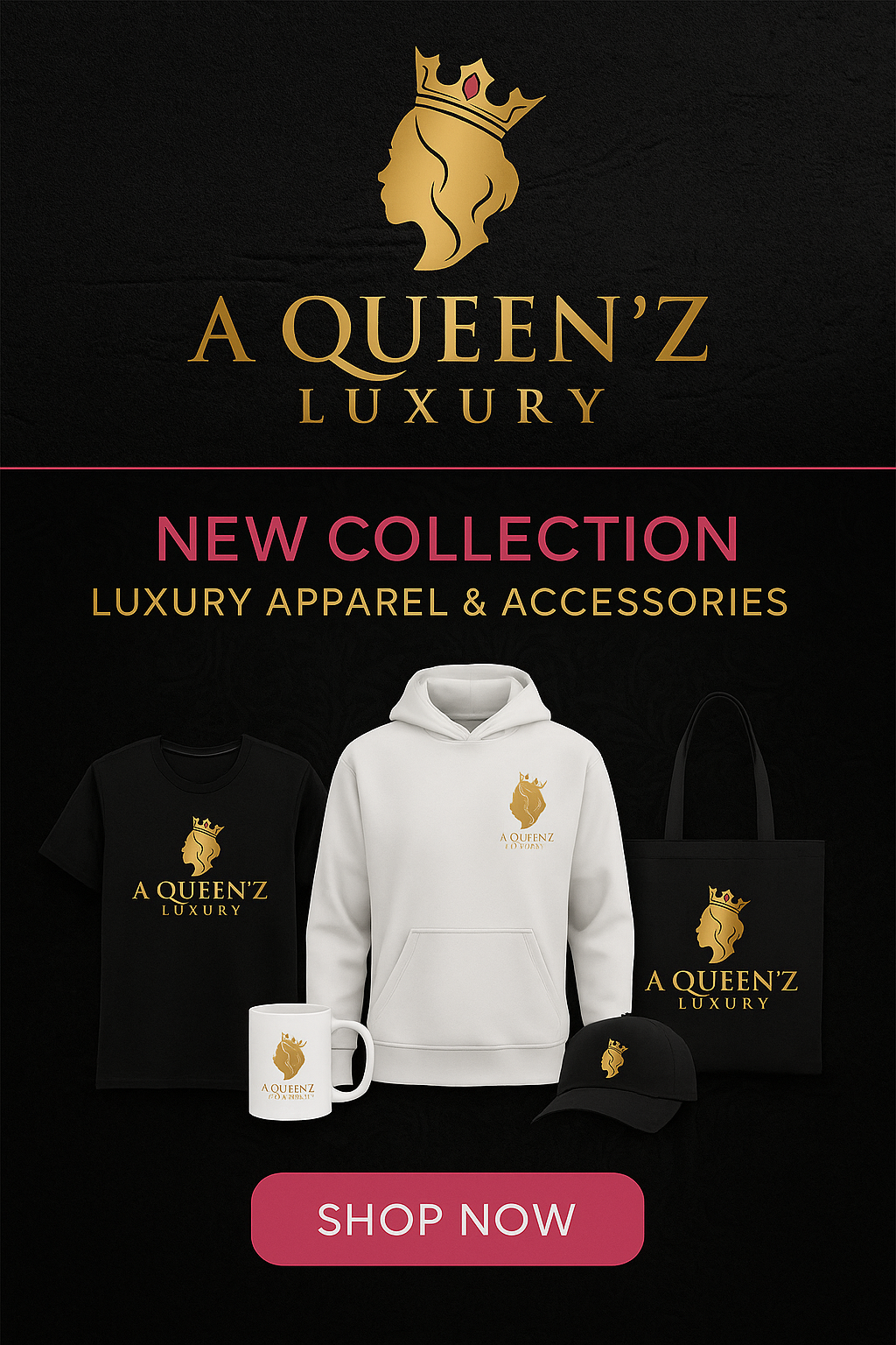 A Queen’z Luxury is more than fashion — it’s a movement.
Designed for the powerful, confident, unstoppable woman, our workout sets, T-shirts, and essentials blend elite comfort with regal style. From the gym to the streets, every piece is crafted to make