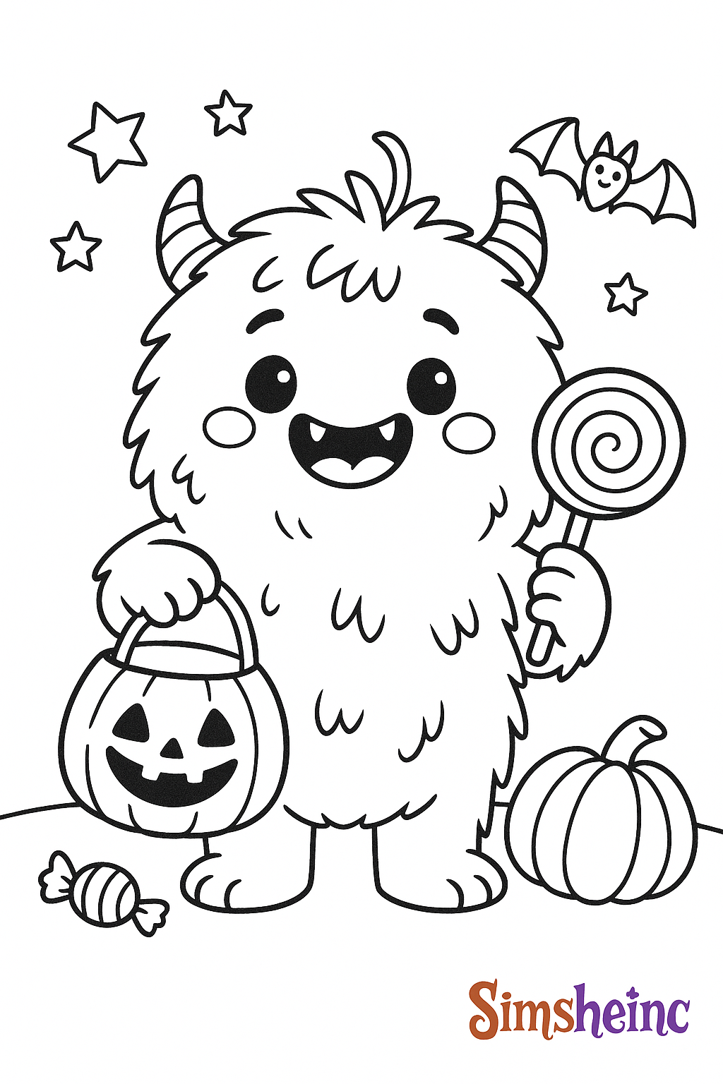 ✨ Spooky Fun Halloween Coloring Pages by Simsheinc ✨