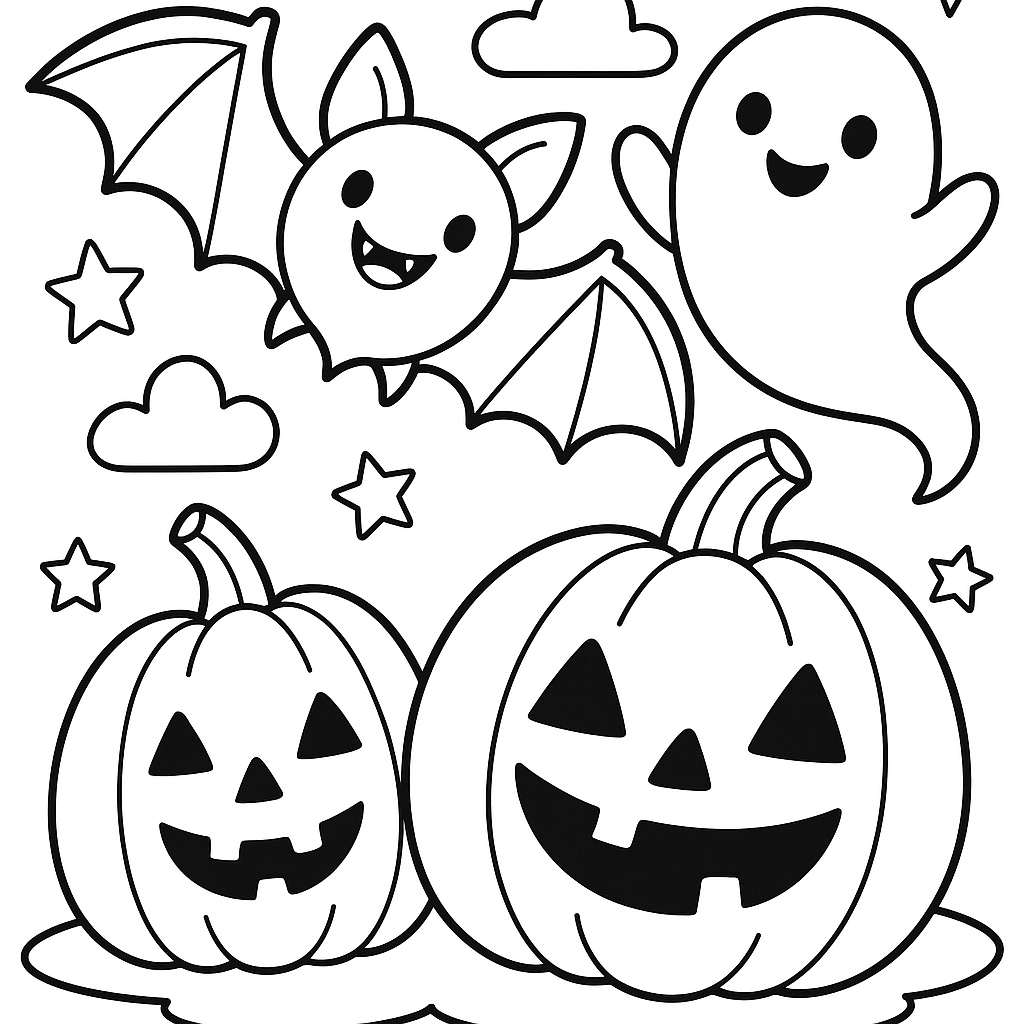 ✨ Spooky Fun Halloween Coloring Pages by Simsheinc ✨